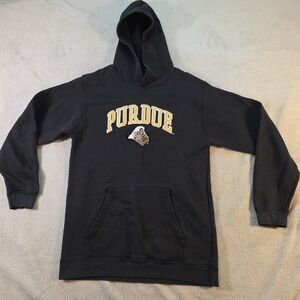 Purdue Boilermakers Genuine Stuff Hoodie Sweatshirt Men's XL Black NCAA College